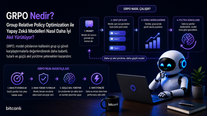 GRPO Nedir? Group Relative Policy Optimization ile Yapay Zekâ Modelleri Nasıl Daha İyi Akıl Yürütüyor?